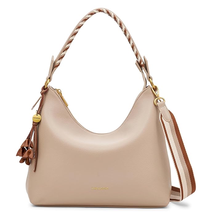 Meher Braided-Handle Hobo Bag