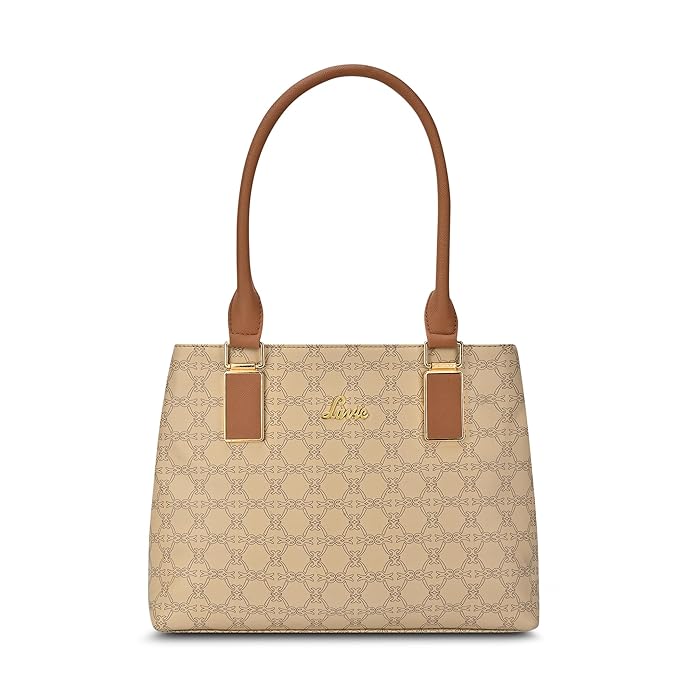 Charvi Monogram Print Shoulder Tote