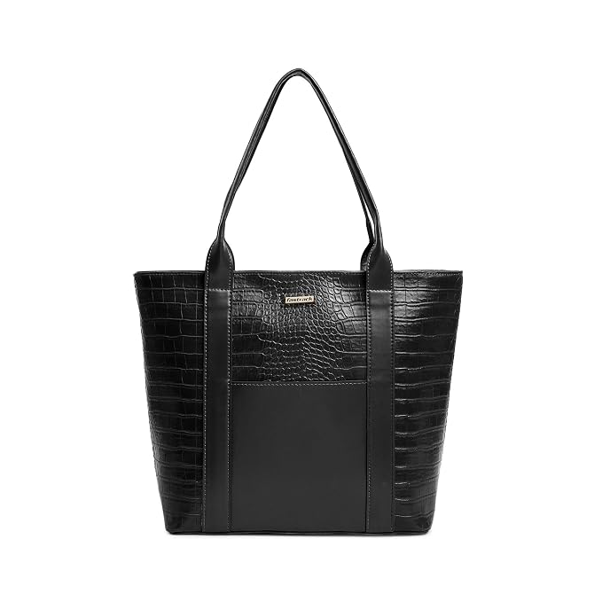 Ishani Croco-Texture Office Tote
